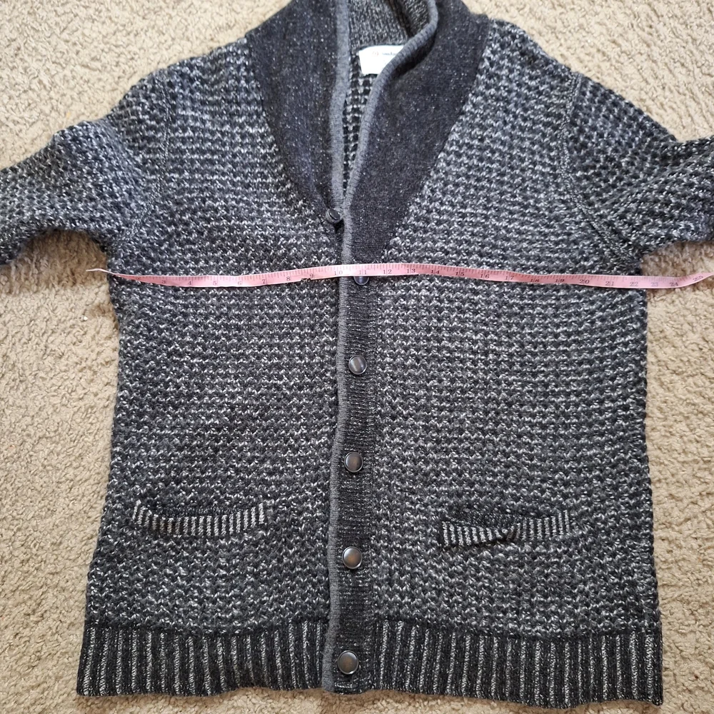 Rag & Bone Target Neiman Marcus Men's Shawl Collar Cardigan Gray L